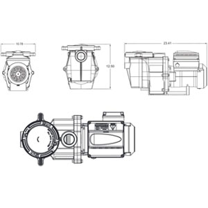 Pentair 011018 IntelliFlo size