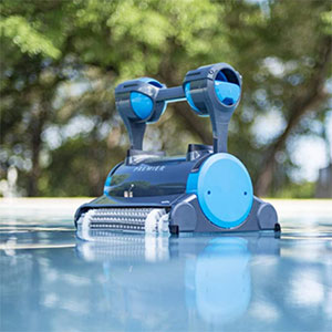 DOLPHIN Premier Robotic Pool Cleaner with Powerful Dual Scrubbing Brushes and Multiple Filter Options