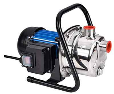 FLUENTPOWER 1 HP Portable Stainless Steel Pump