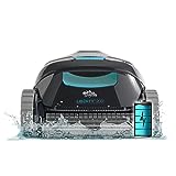 Dolphin Liberty 200 Cordless Robotic Pool Vacuum Cleaner — Simple Inductive Charging — Wall Climbing Capabilities — Ideal for Above and In-Ground Pools up to 33 FT in Length