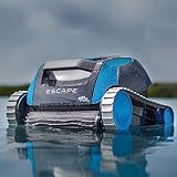 Dolphin Escape Robotic Pool Cleaner (2023 Model) — Massive Top-Loading Filter, Dual Motors, HyperBrush, HyperGrip Tracks, Smart Navigation — For Above Ground & In-Ground Pools up to 33ft