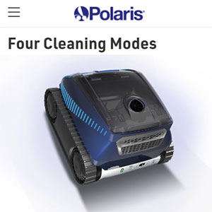 Polaris Freedom Cleaning modes